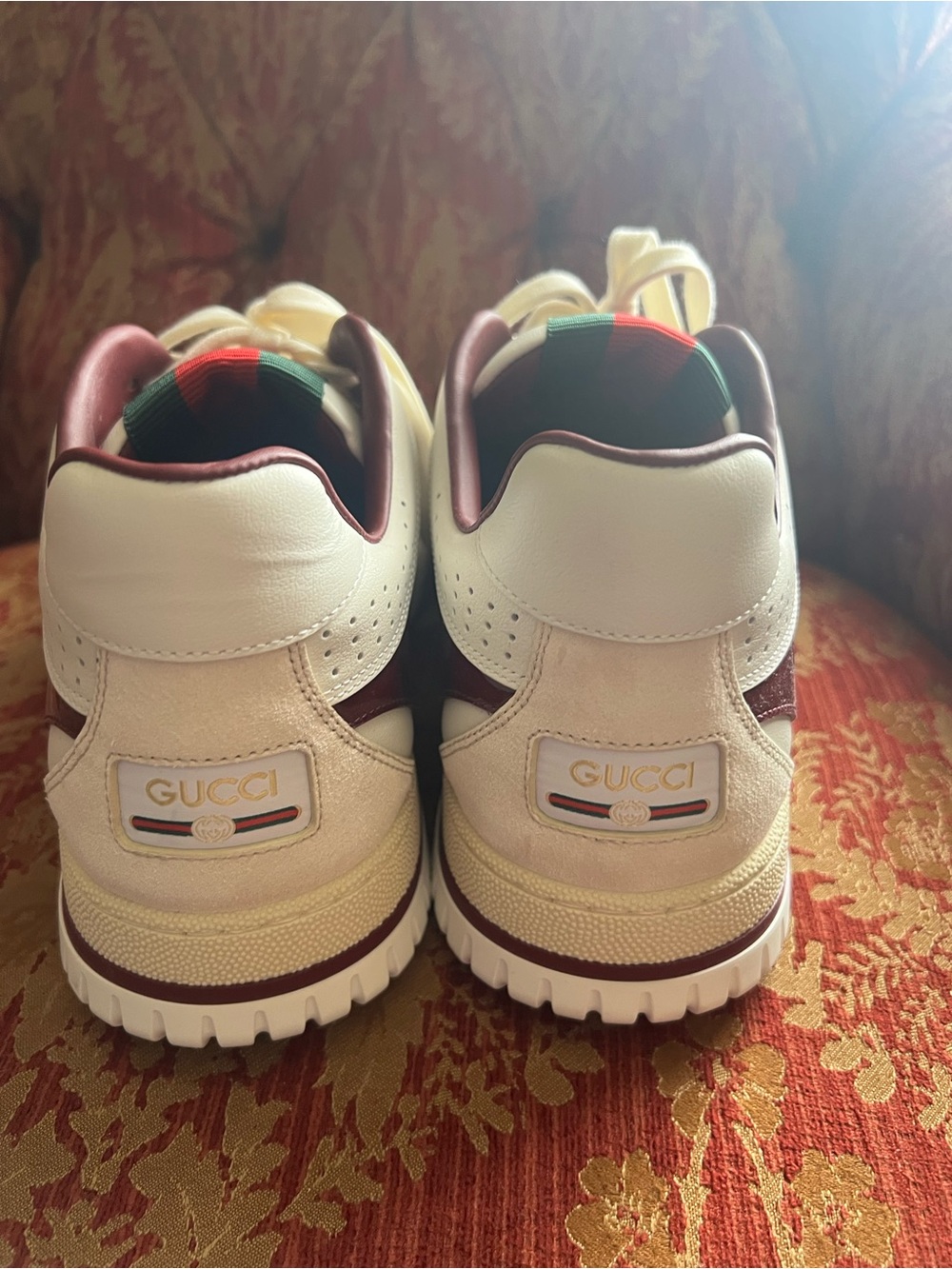 Gucci Re-Web Rosso Ancora Sneakers - Picture 4 of 5